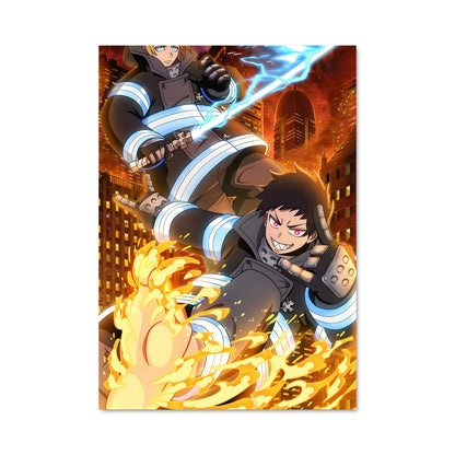 Poster Cendres et Flammes
