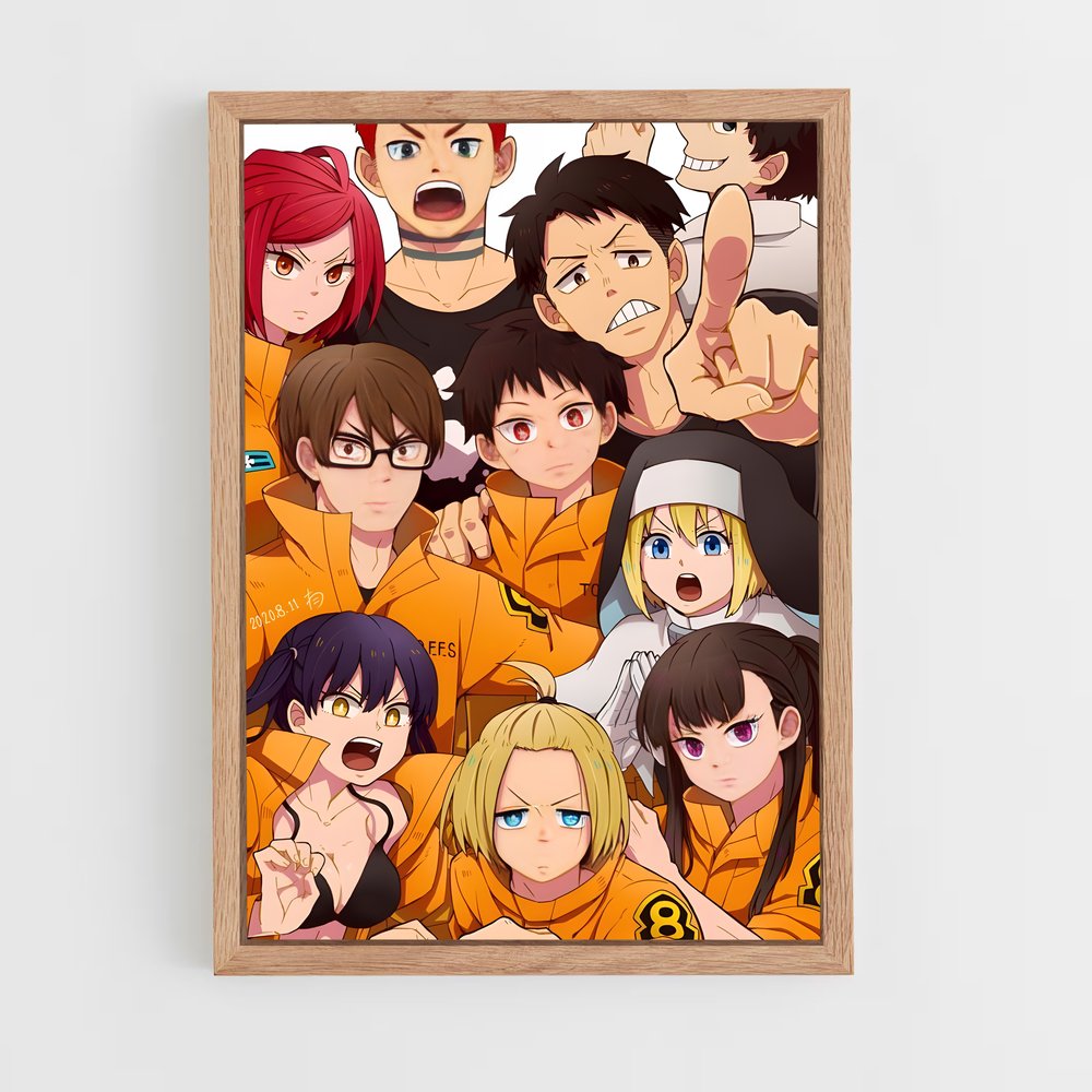 ap-fire force-2 cadre Bois clair
