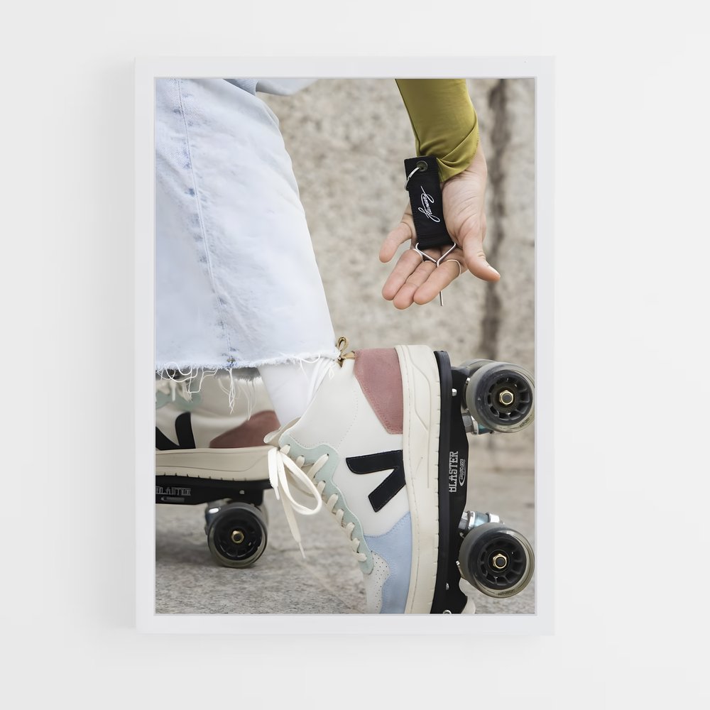 ap-fise world series rollerblade-4 cadre Blanc