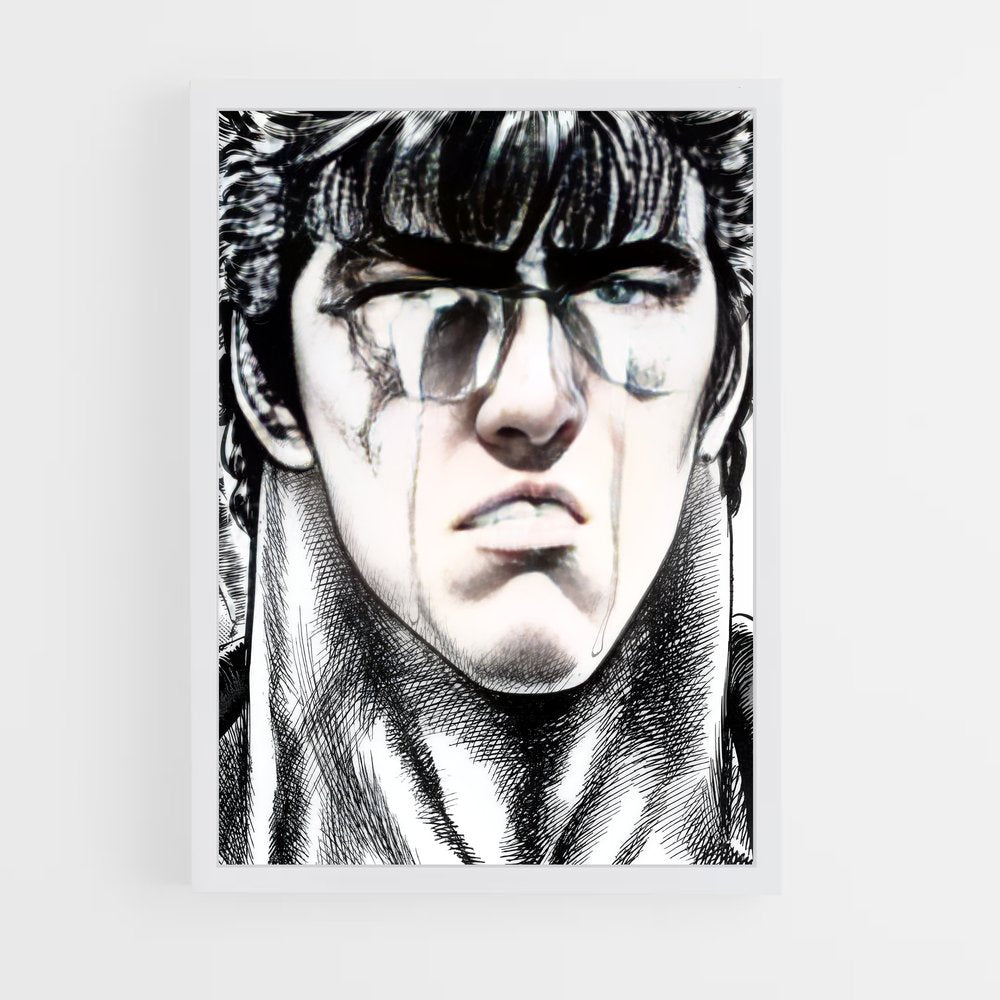 ap-fist of the north star-2 cadre Blanc
