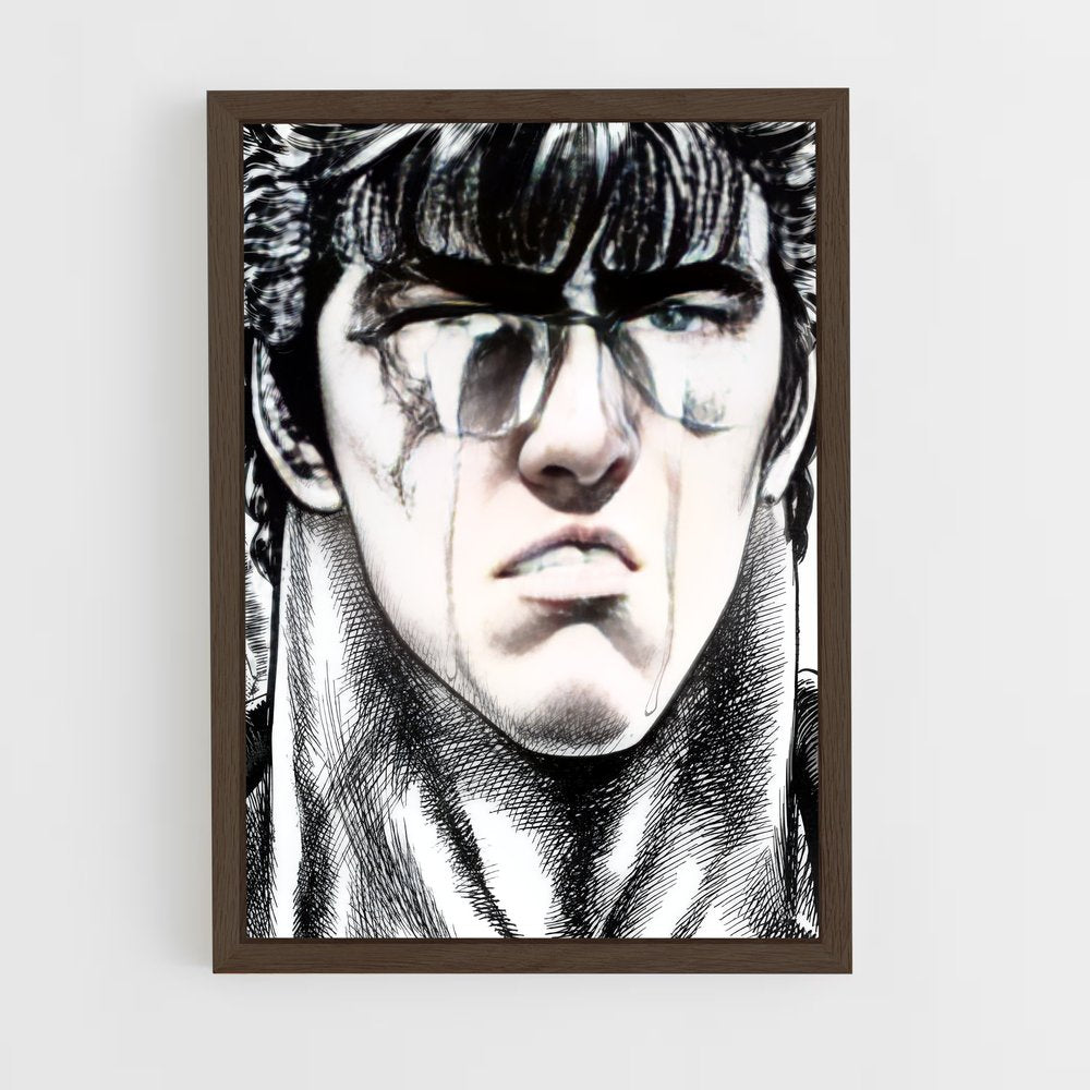 ap-fist of the north star-2 cadre Bois foncé