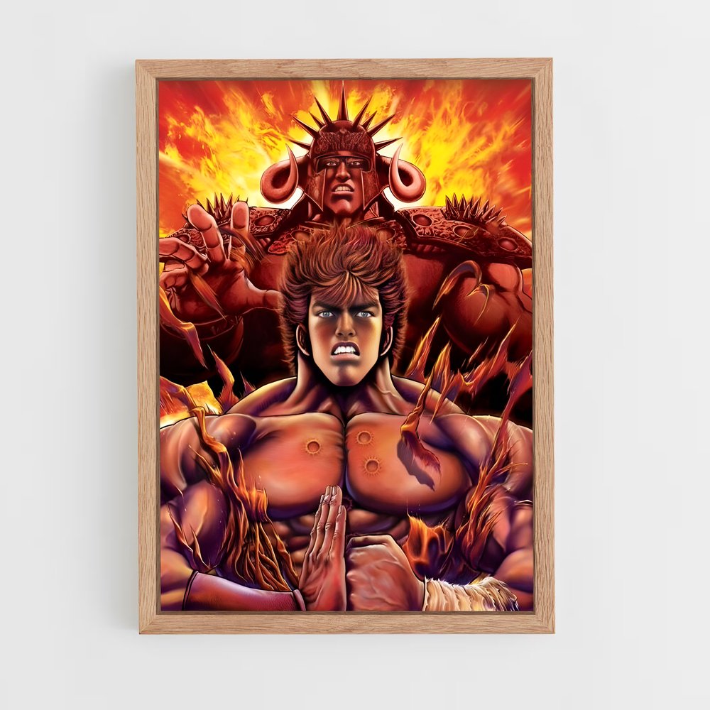 ap-fist of the north star-5 cadre Bois clair