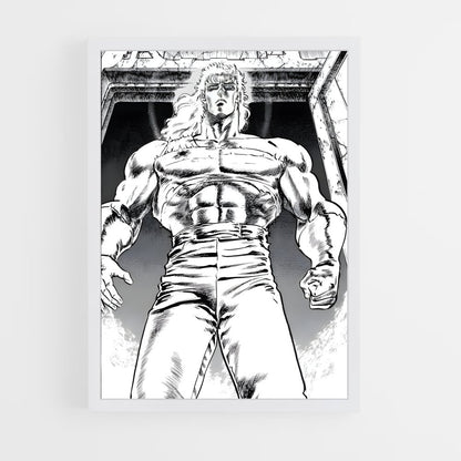ap-fist of the north star-8 cadre Blanc