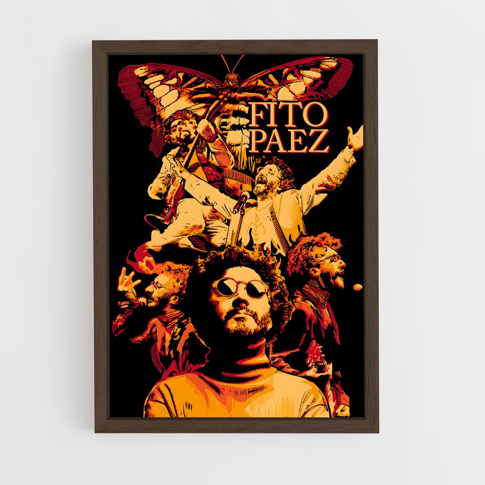 ap-fito paez-2 cadre Bois foncé