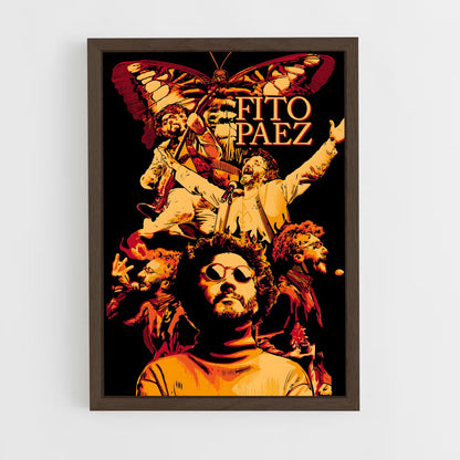 ap-fito paez-2 cadre Bois foncé
