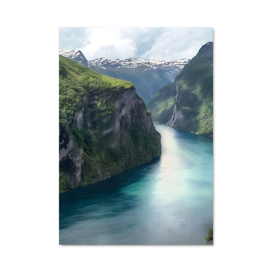 Poster Fjord Émeraude
