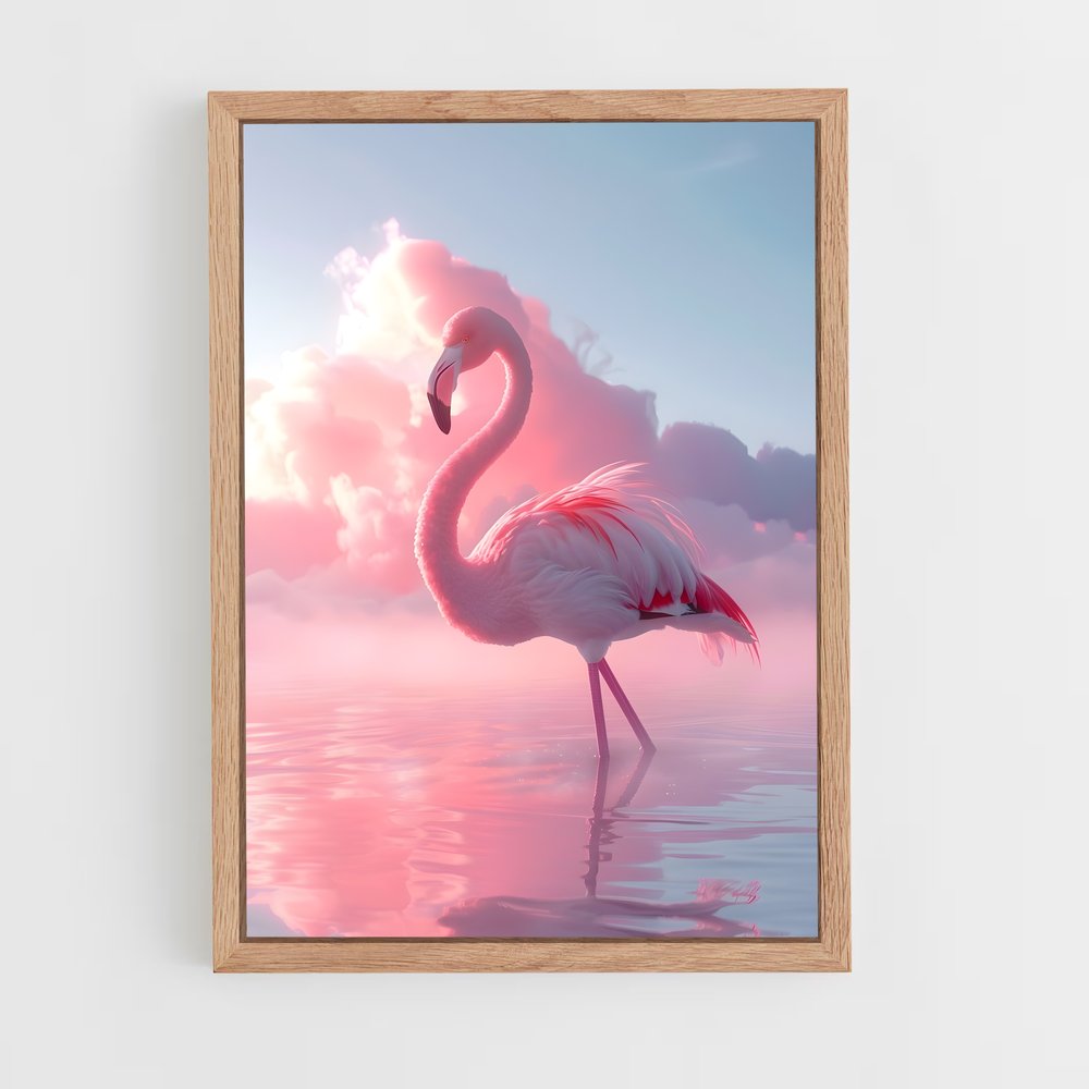 ap-flamingo-1 cadre Bois clair