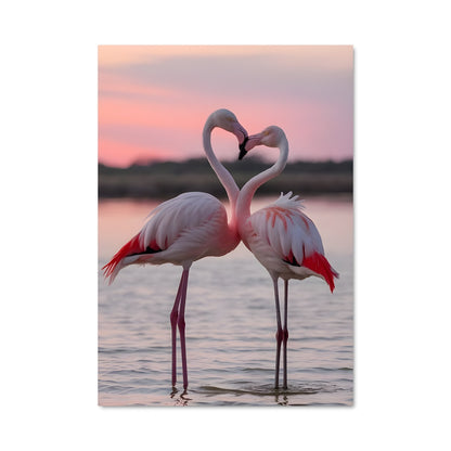 Poster Duo Flamant