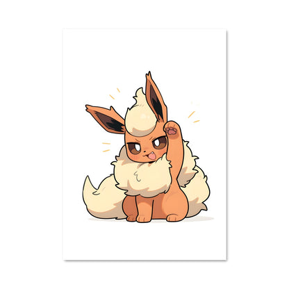 Poster Flamme Joyeuse