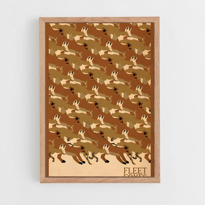 ap-fleet foxes-4 cadre Bois clair