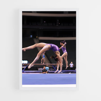 ap-floor exercise gymnastics-1 cadre Blanc