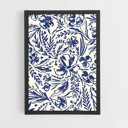 ap-floral patterns-1 cadre Noir