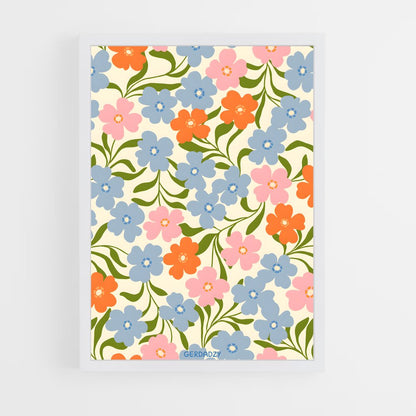 ap-floral patterns-7 cadre Blanc