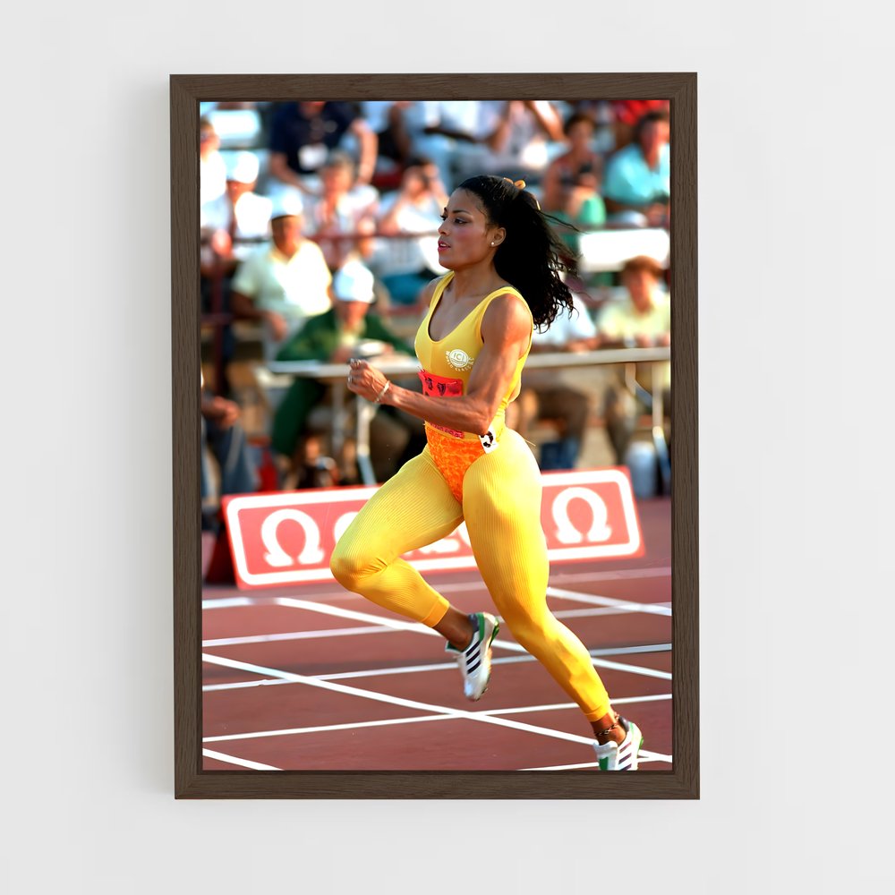 ap-florence griffith-joyner-2 cadre Bois foncé