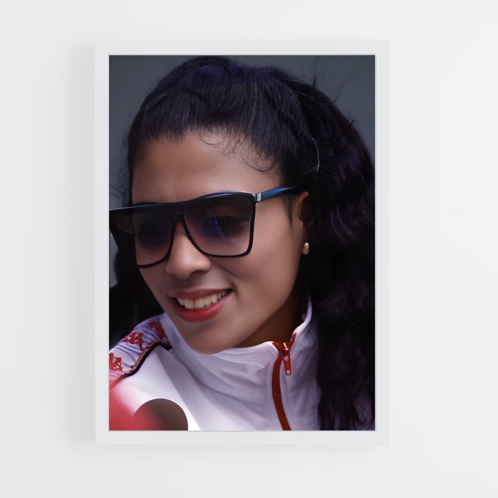 ap-florence griffith-joyner-3 cadre Blanc