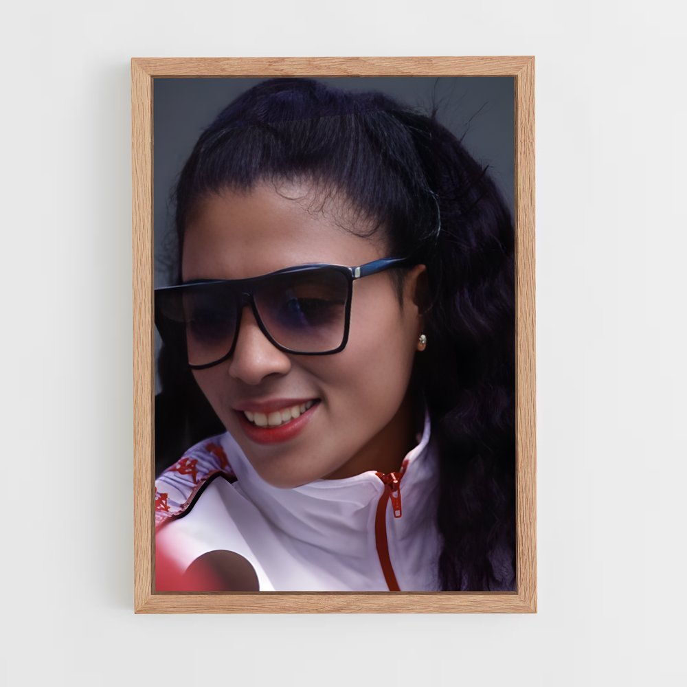 ap-florence griffith-joyner-3 cadre Bois clair