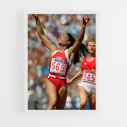 ap-florence griffith-joyner-5 cadre Blanc