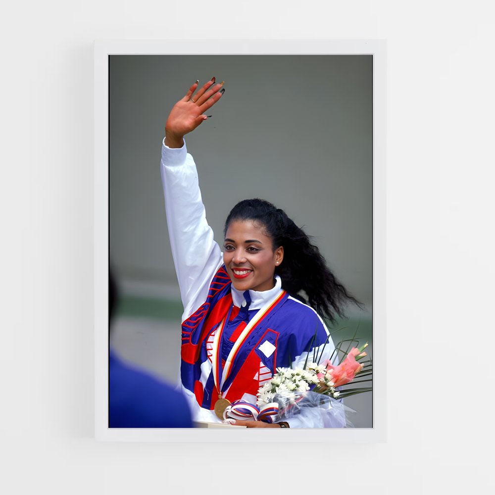 ap-florence griffith-joyner-6 cadre Blanc