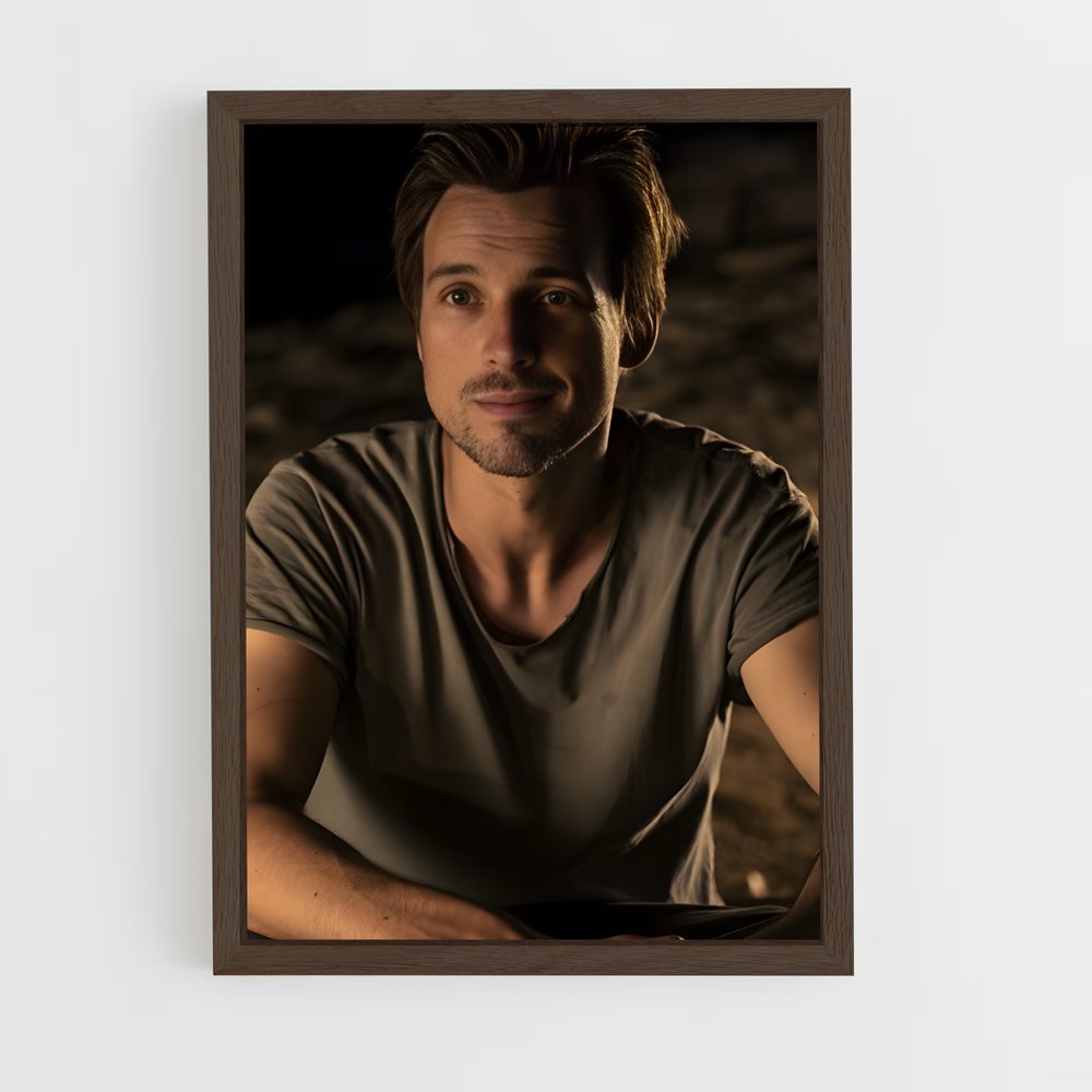 ap-florian david fitz-7 cadre Bois foncé