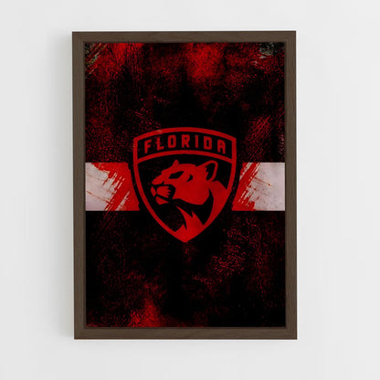 ap-florida panthers-4 cadre Bois foncé