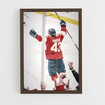 ap-florida panthers-5 cadre Bois foncé