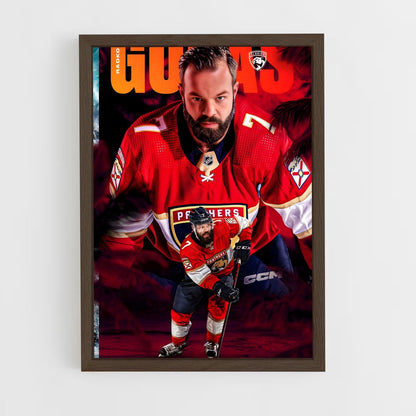 ap-florida panthers-7 cadre Bois foncé