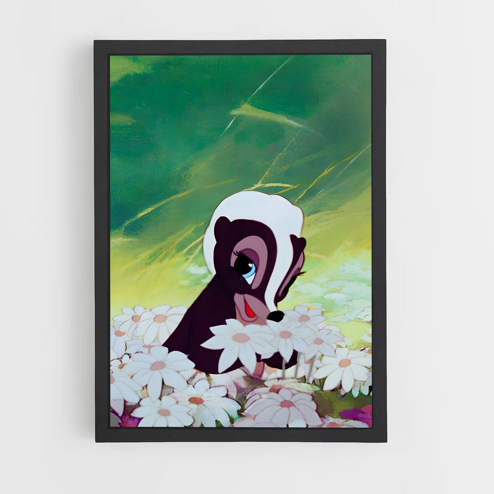 ap-flower bambi-1 cadre Noir