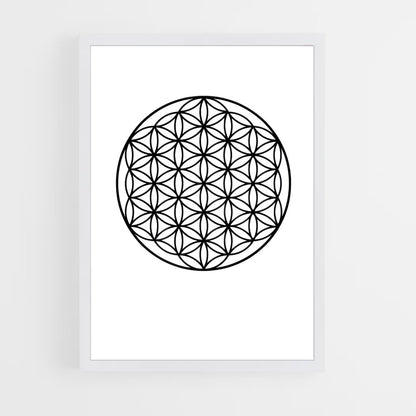 ap-flower of life-1 cadre Blanc