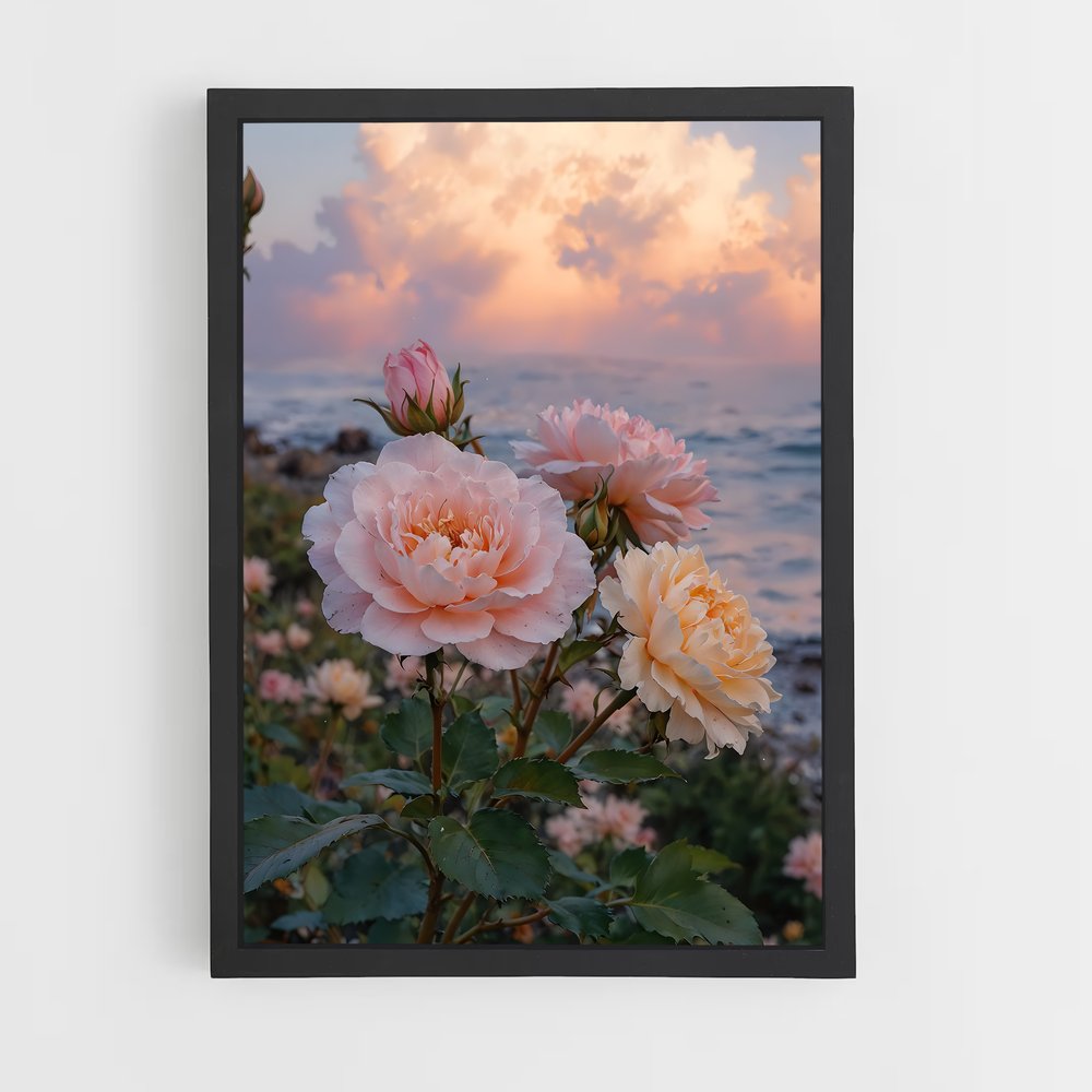 ap-flowers-5 cadre Noir