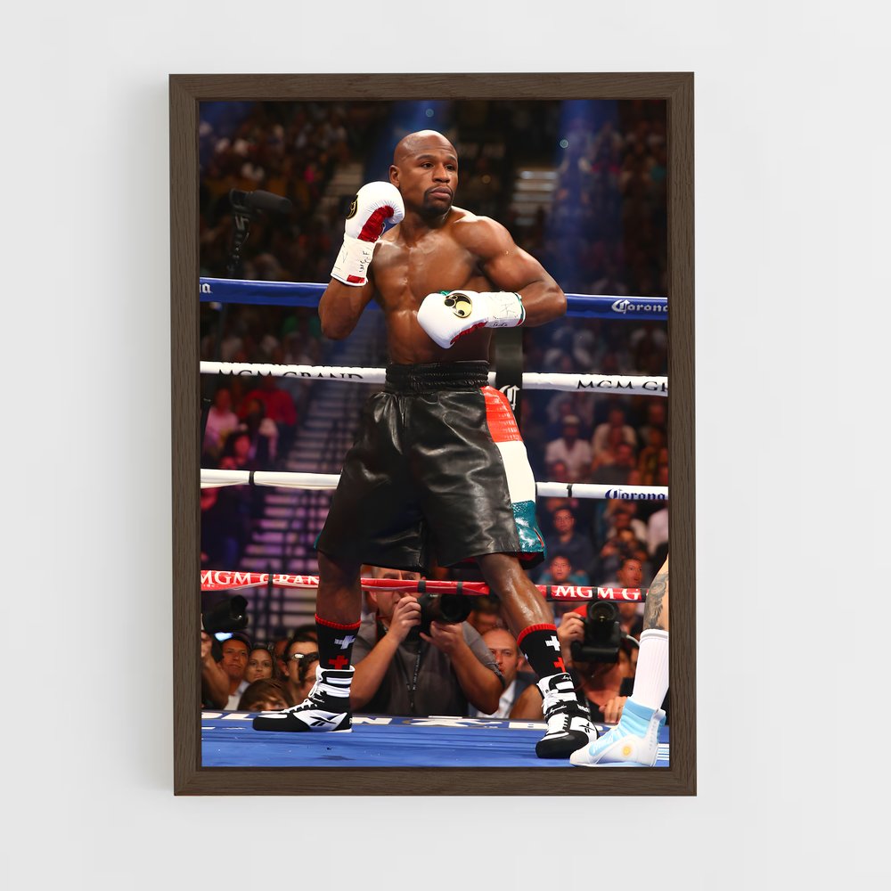 ap-floyd mayweather-1 cadre Bois foncé