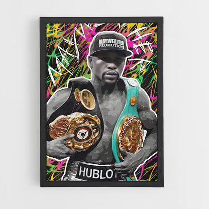 ap-floyd mayweather-4 cadre Noir