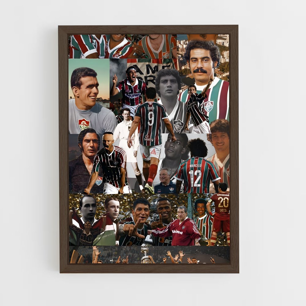 ap-fluminense fc-23 cadre Bois foncé