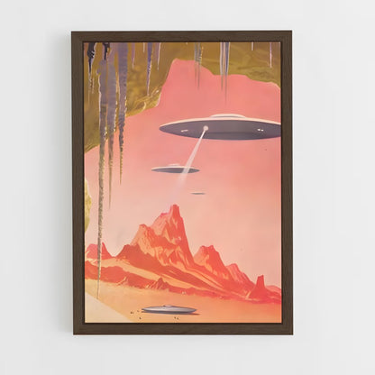 ap-flying saucer-7 cadre Bois foncé