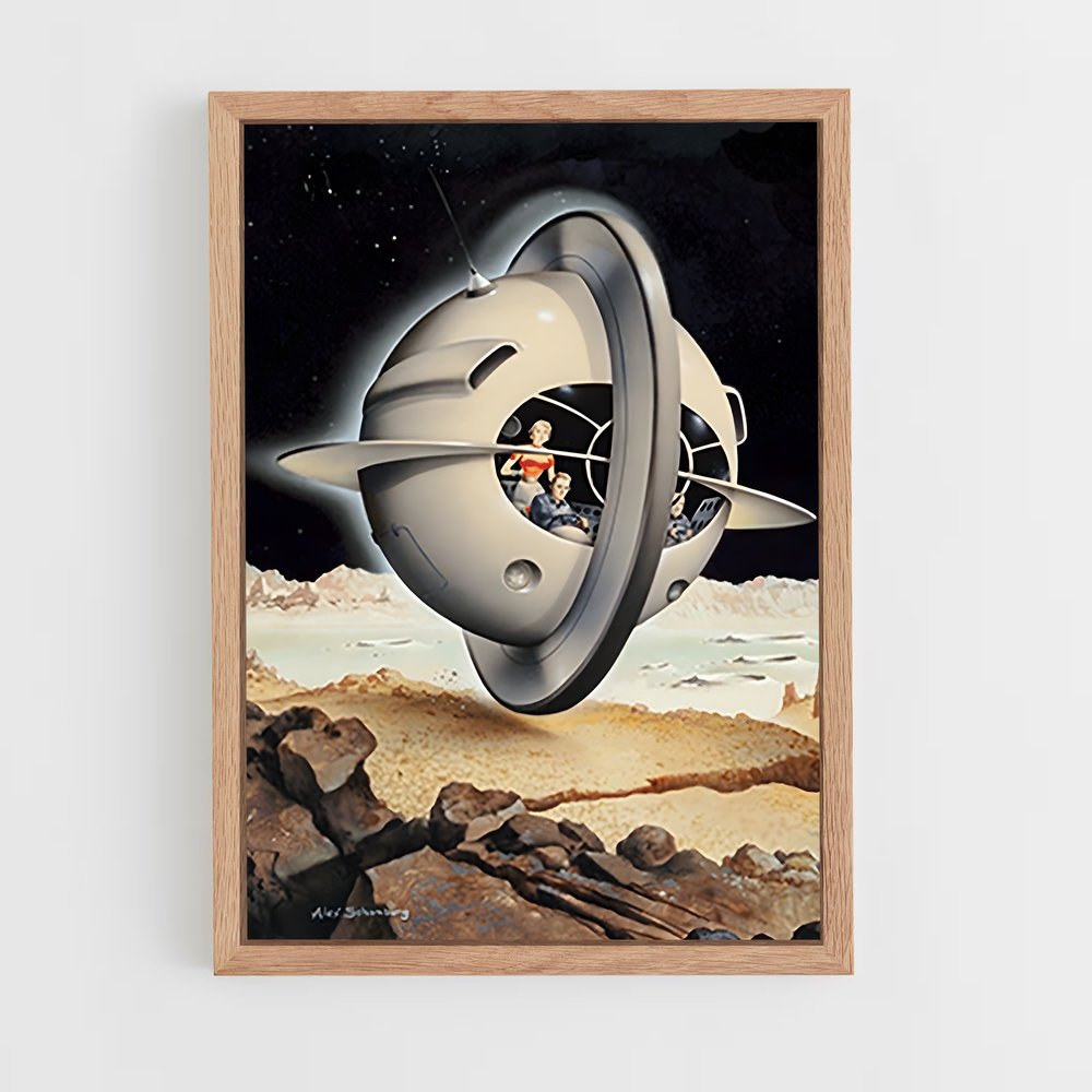 ap-flying saucer-9 cadre Bois clair