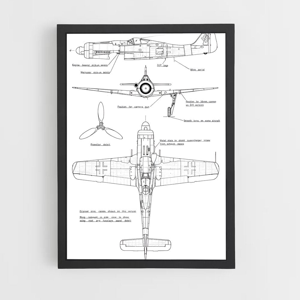 ap-focke-wulf fw 190-2 cadre Noir