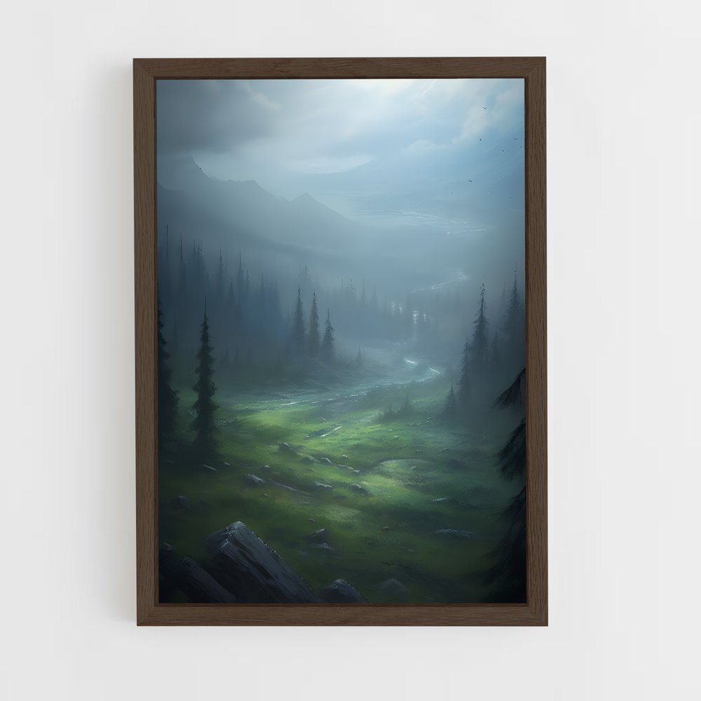 ap-fog-7 cadre Bois foncé