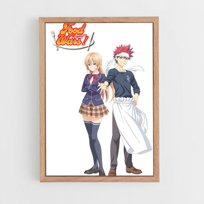 ap-food wars-9 cadre Bois clair