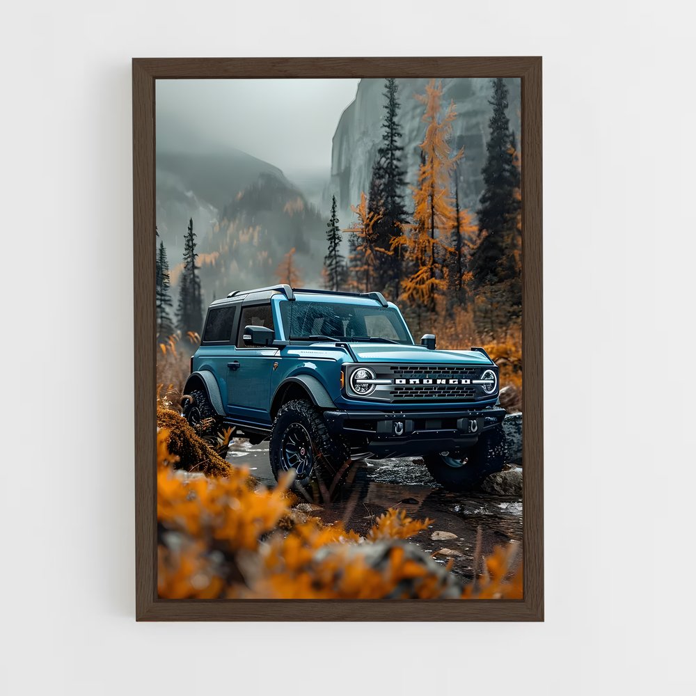 ap-ford bronco-1 cadre Bois foncé