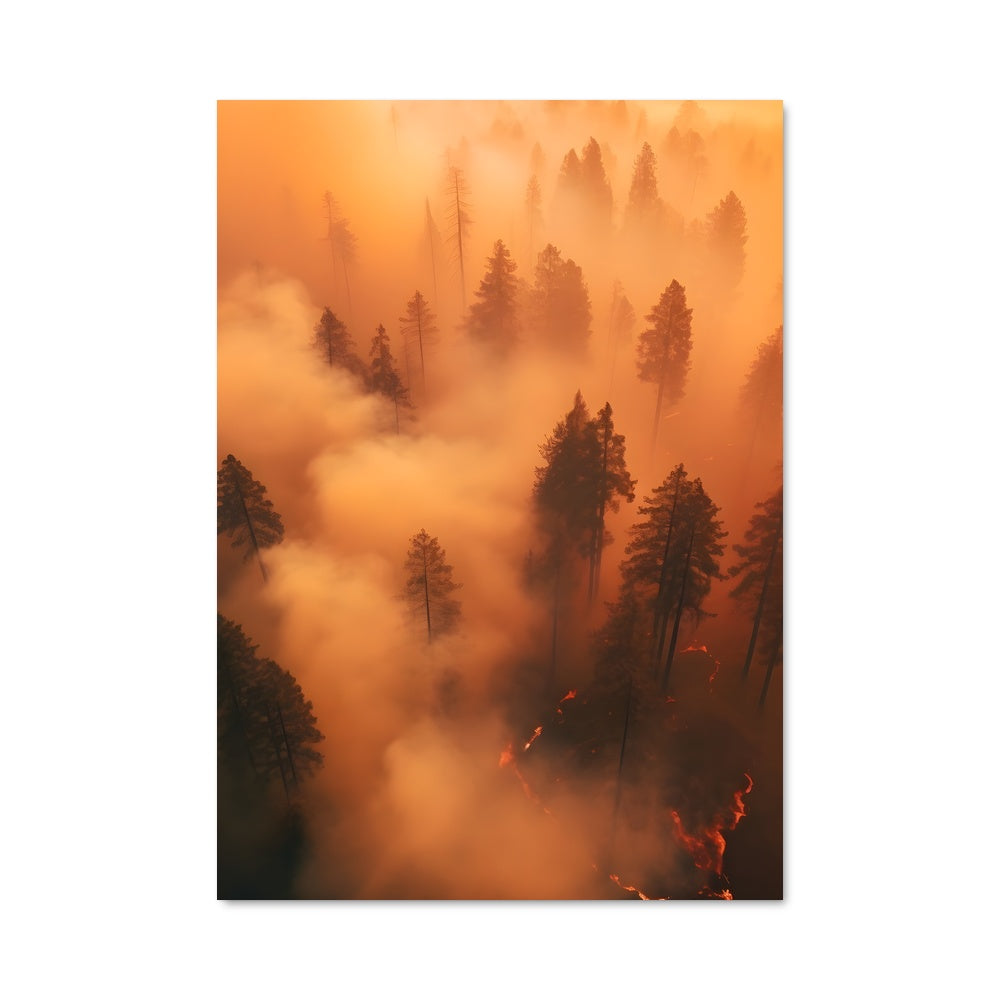 Poster L'Incendie des Arbres
