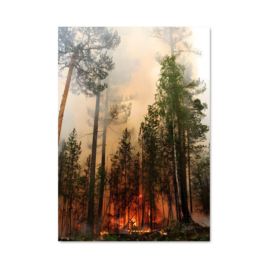 Poster Flammes de la Sierra