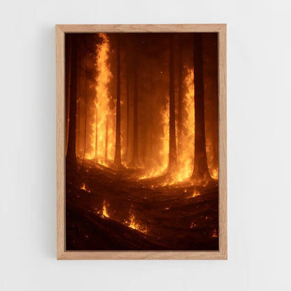 ap-forest fire-2 cadre Bois clair