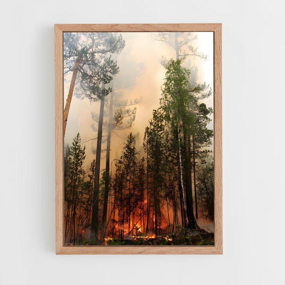 ap-forest fire-9 cadre Bois clair