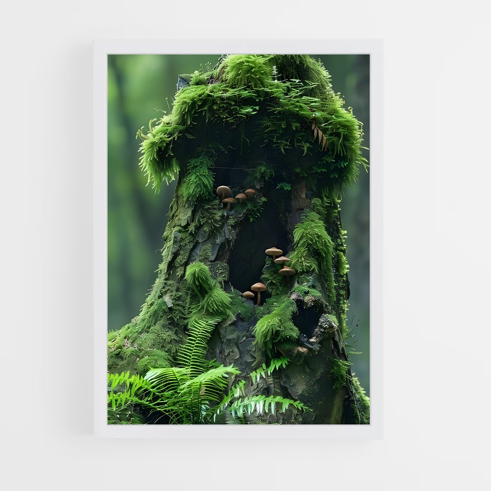 ap-forest moss-5 cadre Blanc