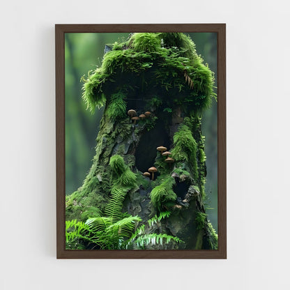 ap-forest moss-5 cadre Bois foncé