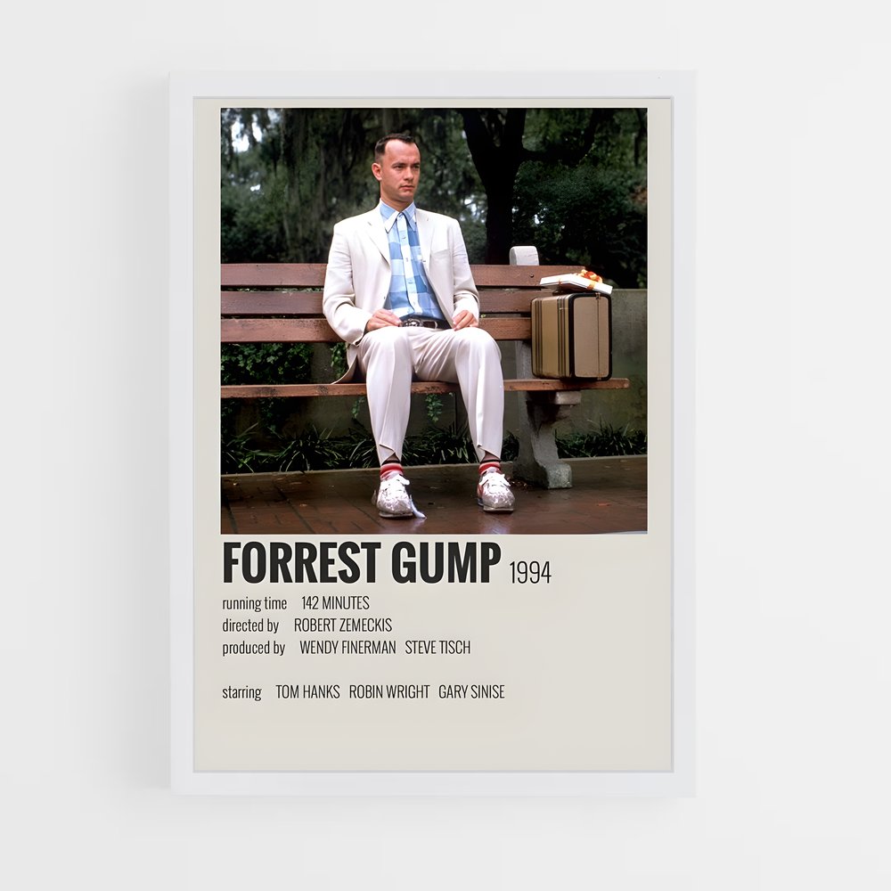 ap-forrest gump-1 cadre Blanc
