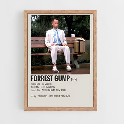 ap-forrest gump-1 cadre Bois clair