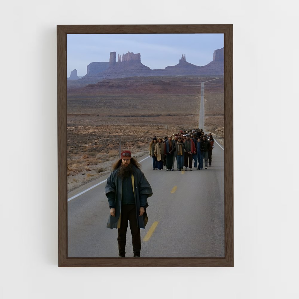 ap-forrest gump-3 cadre Bois foncé
