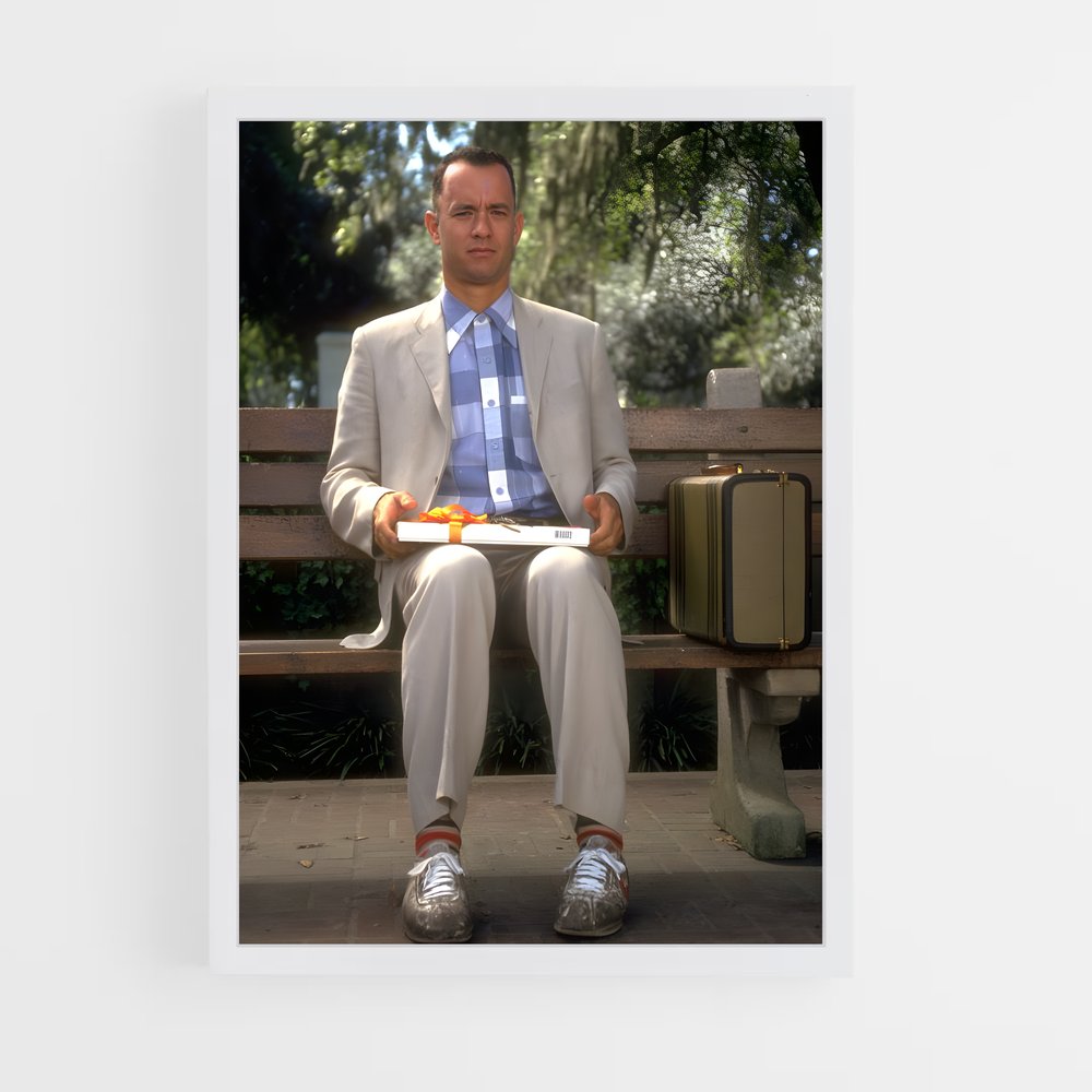 ap-forrest gump-7 cadre Blanc