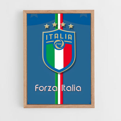 ap-forza italia-1 cadre Bois clair