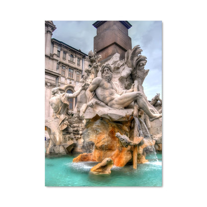 Poster La Fontaine des Quatre Rivières